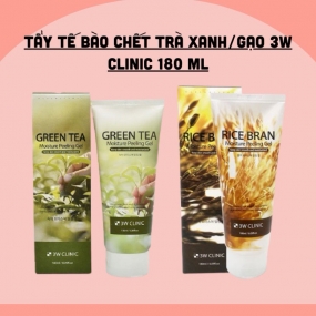 Tẩy Tế Bào Chết Gạo 3W Clinic - Tẩy Tế Bào Chết 3w trà xanh