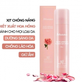 Xịt Chống Nắng JMSOLUTION chiếc xuất từ Hoa Hồng (freship )
