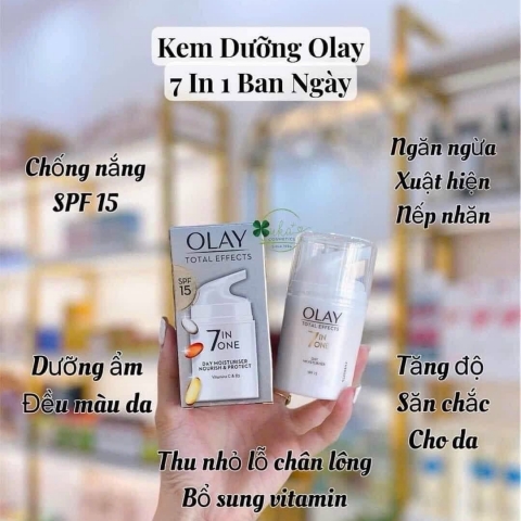 KEM DƯỠNG TRẮNG DA OLAY 7in1 NGÀY -ĐÊM 50ml