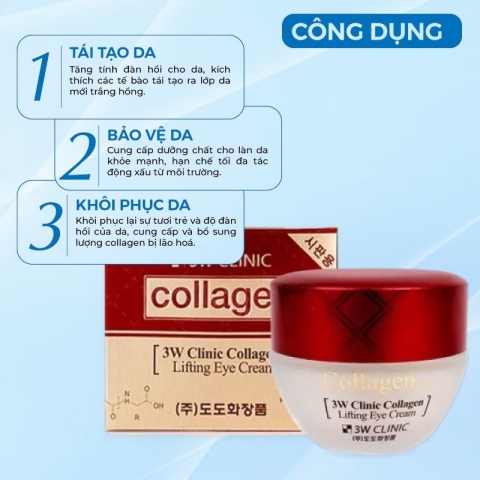 Kem colagen trắng da 3W Hàn Quốc