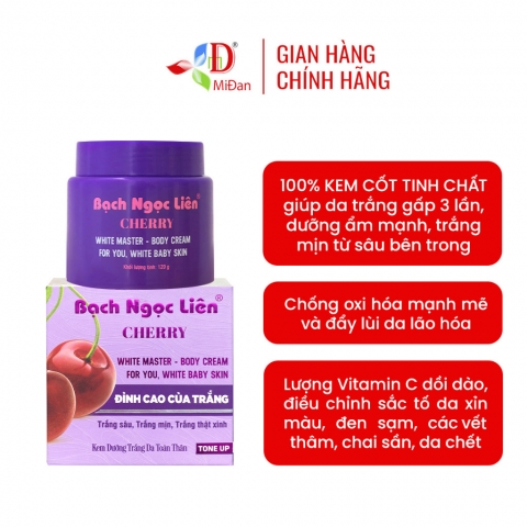 Kem Dưỡng Trắng Toàn Thân Bạch Ngọc Liên Cherry (freship)
