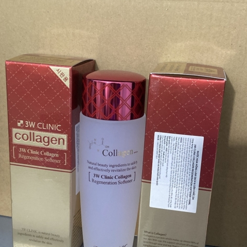 Nước hoa hồng collagen 3w Hàn Quốc chống lão hóa giúp da săn chắc