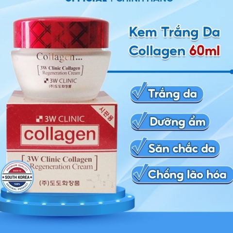 Kem colagen trắng da 3W Hàn Quốc