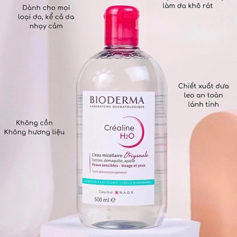 Nước tẩy trang - nước làm sạch da mặt, makeup Bioderma