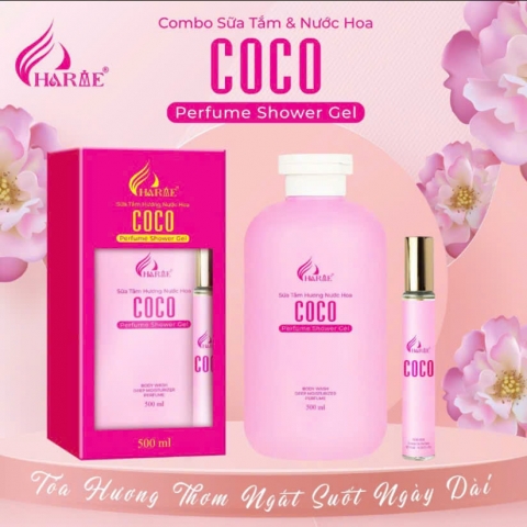 Sữa Tắm Charme Hương Nước Hoa Coco 500ml