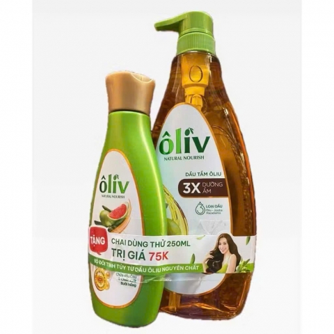 Dầu Tắm Ôliv Nhũ Hoá Da Sạch Sâu