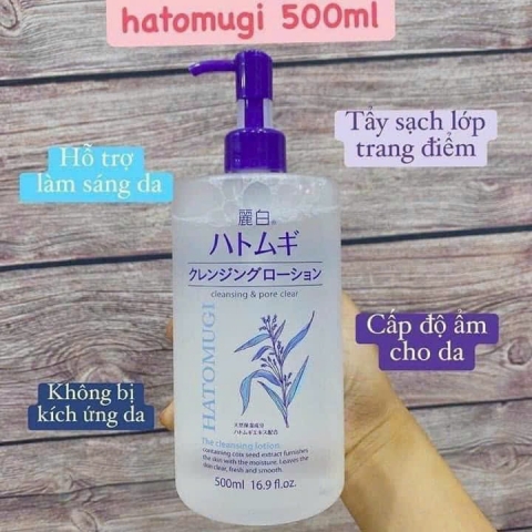 Nước Tẩy Trang Hatomugi- Nước Tẩy Trang ý dĩ