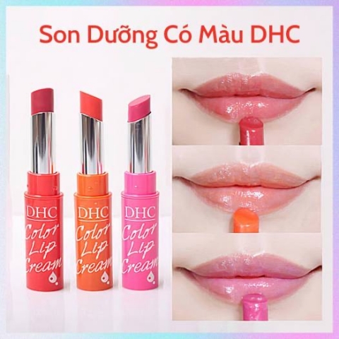 Son Dưỡng Môi D.HC Color Lip Cream Nhật Bản