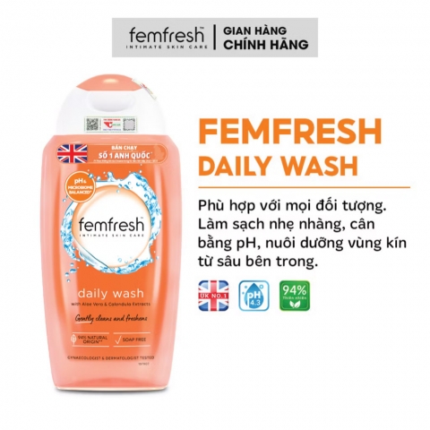 Vệ Sinh Phụ Nữ Femfresh Chính Hảng