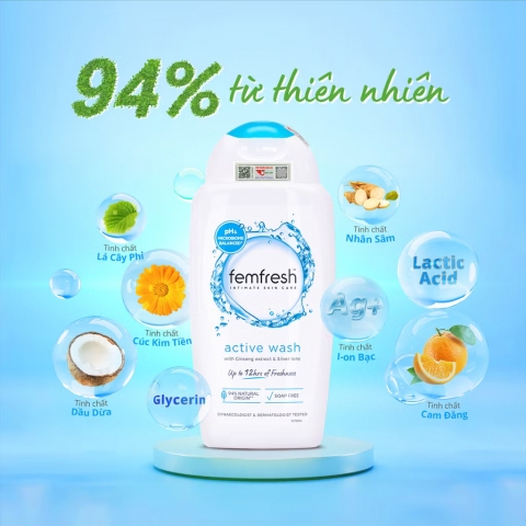 Vệ Sinh Phụ Nữ Femfresh Chính Hảng