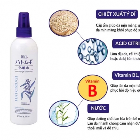 Xịt Khoáng dưỡng ẩm Ý Dĩ