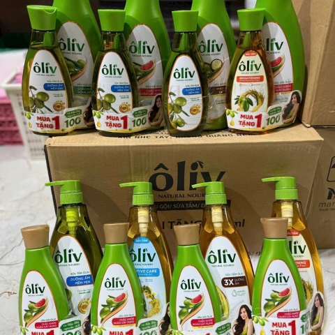 Dầu Tắm Ôliv Nhũ Hoá Da Sạch Sâu