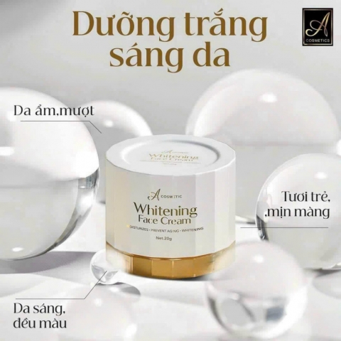 Kem Dưỡng Trắng Da Face A Chính Hãng – A Cosmetics Whitening Face Cream 50g