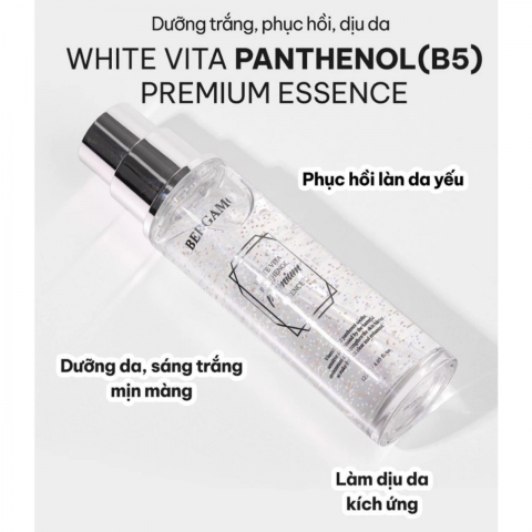 TINH CHẤT DƯỠNG TRẮNG PHỤC HỒI - TINH CHẤT BERGAMO 24K WHITE VITA PANTENOL PREMIUM - NÂNG CƠ SÁNG MỊN DA