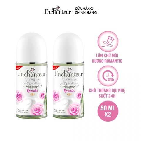 Lăn Khử Mùi Enchanteur Hương Nước Hoa -Khô Thoáng 24H