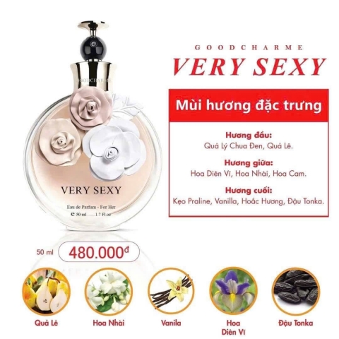 Nước Hoa Charrme Very Sexy 50ml LH Báo Giá