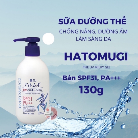 Sữa Dưỡng Thể Chống Nắng HATOMUGI 250ml