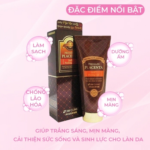 GEL Tẩy Tế Bào Chết Nhau Thai Cừu Hàn Quốc