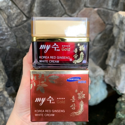 Kem Dưỡng Trắng Da Hồng Sâm - My Gold Hàn Quốc