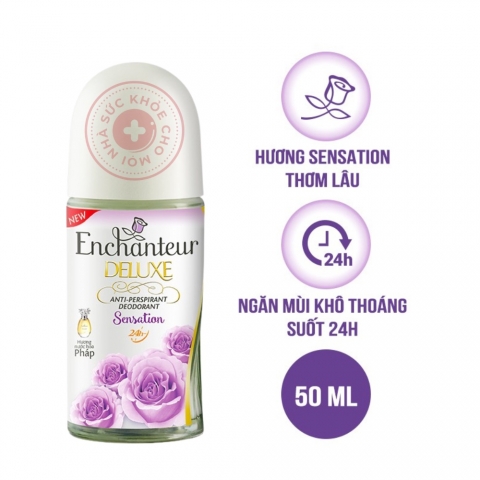 Lăn Khử Mùi Enchanteur Hương Nước Hoa -Khô Thoáng 24H