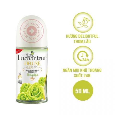 Lăn Khử Mùi Enchanteur Hương Nước Hoa -Khô Thoáng 24H
