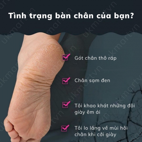 Ủ Da Chết Bàn Chân To Plan Hàng Nhật