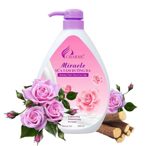 Sữa Tắm Dưỡng Trắng Da Miracle Hương Nước Hoa