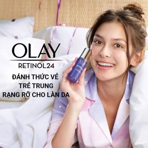 Kem Dưỡng Ban Đêm + Serum Thúc Đẩy Tái Tạo Da, Mờ Nếp Nhăn OLAY REGENERIST Chiết Xuất RETINOL 50G + 30ML