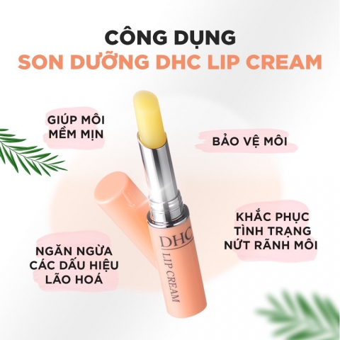 Son Dưỡng Hồng Môi Giảm Thâm Môi DHC Hàng Nhật Bản