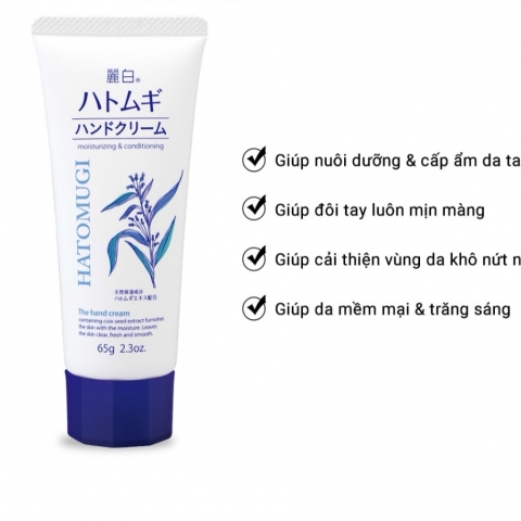 Kem Dưỡng Da Tay HATOMUGI 65g