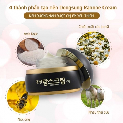 Kem dưỡng trắng da giảm nám Dongsung Rance Cream 70g ( freship)