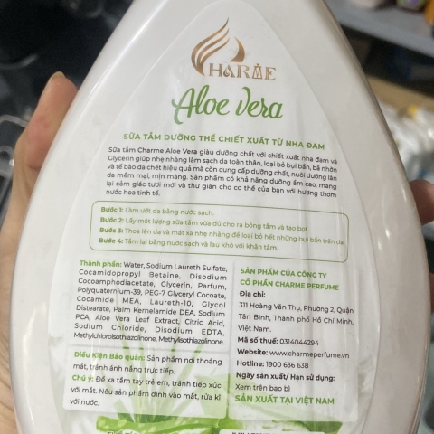 Sữa Tắm Charme Nha Đam 1000ml