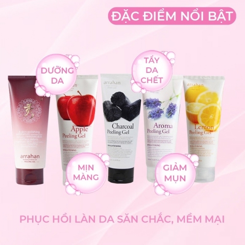 Gel Tẩy tế bào chết chiếc xuất rau quả Arrahan 3W Clinic Hàn Quốc