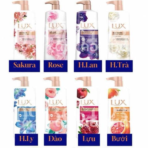 Sữa Tắm Trắng Da LUX Thái Lan mua 1 tặng 1