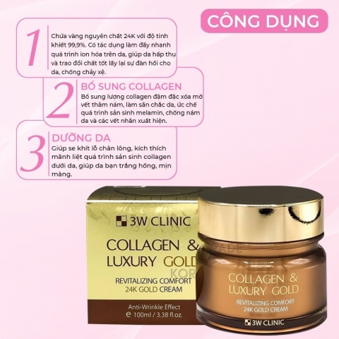 Kem colagen vàng gold Hàn Quốc