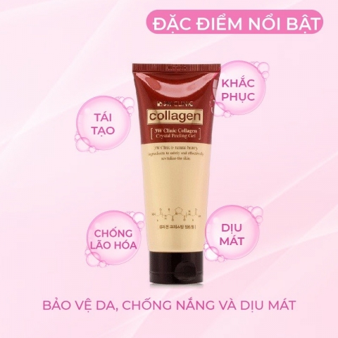 Tẩy tế bào chết 3W Clinic Collagen