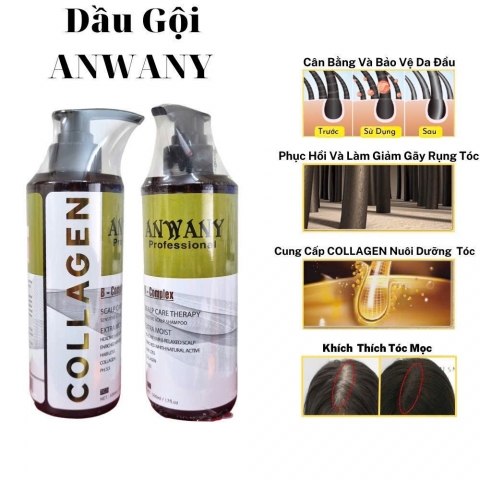 Gội Tinh Dầu Bưởi Giảm Rụng Tóc Anwany