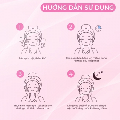 Nước hoa hồng collagen 3w Hàn Quốc chống lão hóa giúp da săn chắc