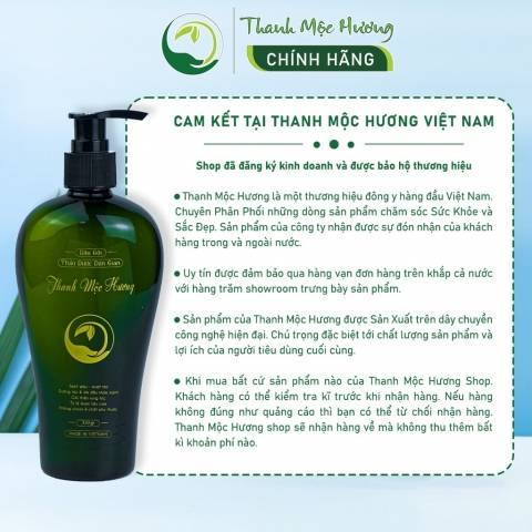 Dầu gội Thanh Mộc Hương Chính Hãng