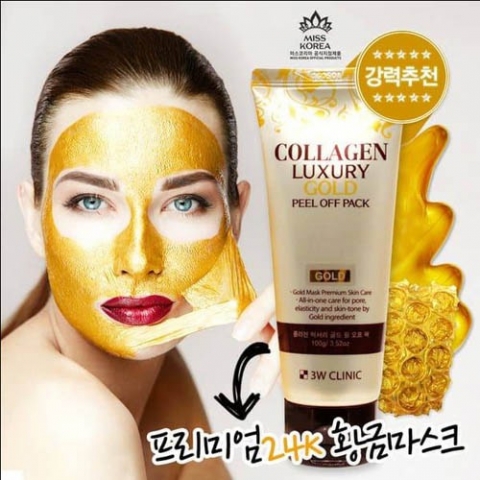 Gel mặt nạ vàng 24k 3w Cilnic